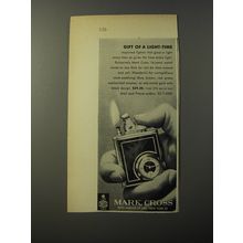 1953 Mark Cross Cigarette Lighter Advertisement - Gift of a light-time