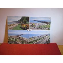 multiview, RYDE, ISLE OF WIGHT postcard 1965 postmark =