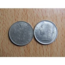 Belgium 1972 1 Franc Belgique (French Text) Coin