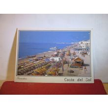 LA CARIHUELA, TORREMOLINOS, COSTA DEL SOL, SPAIN used vintage postcard =