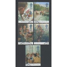 LOT#461 – GB QEII 1997 “ENID BLYTON BIRTH CENTENARY” STAMP SET FDI, FINE USED