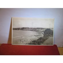 SWANAGE BAY from HIGHCLIFFE LAWN, DORSET used postcard by F Frith 1954 pm =