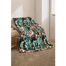 Multicolour Western Style Pattern Large Flannel Blanket