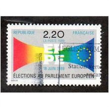 FRA 1989 2,20F 'EUROPEAN ELECTIONS' FINE USED (EBID20115)