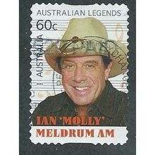 AUS 2013 60c (S/A) 'AUSTRALIAN LEGENDS-IAN MOLLY MELDRUM' FINE USED (EBID36-186)