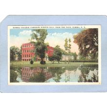 New York Elmira Carnegie Science Hall Elmira College From The Pond ny_box3~1051