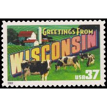 3744 37c Wisconsin Fine MNH V2854