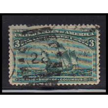 Used 232 3c Flagship of Columbus Fine K1279