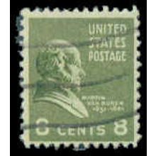 Used 813 8c Martin Van Buren Fine M07843