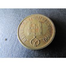 1990 PORTUGAL FIVE ESCUDOS. AAP