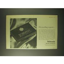 1960 Sobranie Black Russian Cigarettes Ad - His excellency requestsÉ