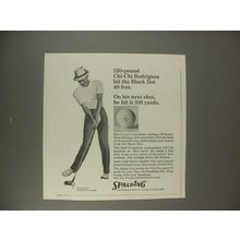 1965 Spalding Black Dot Golf Ball Ad - 120 pound Chi-Chi Rodriguez