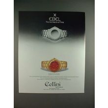 1986 Ebel Discovery Watch Ad