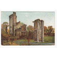 The Castle Caister-on-Sea Norfolk S Hildesheimer & Co Art Postcard 601