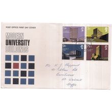 MODERN UNIVERSITY BUILDINGS. September, 1971.. FDC. first day cover stamps