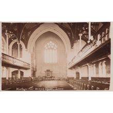 Woodhouse Moor Chapel Leeds Antique Real Photo Postcard