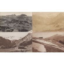 Adelboden 4x Rare Antique Switzerland Postcard s