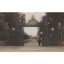 Policeman Police On Duty at Norwich Gates Sandringham Norfolk RPC Postcard