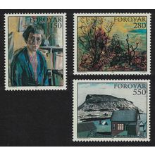 Faroe Is. Paintings 3v 1985 MNH SG#115-117 Sc#127-129