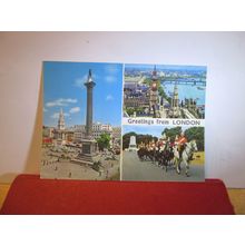 LONDON, Multiview unused postcard by I.V.P. =