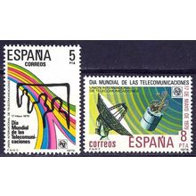 España. 1979. Mi # 2414 /15. World Telecommunication Day