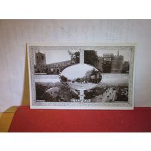 multiview, SKIPTON, YORKSHIRE used antique postcard RP by WHS 1921 pm =