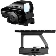 Red Green Dot Sight - 4 Reticle Reflex Sighting Hunt Optics Riflescope and Tacti