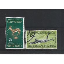 SouthAfrica.75th Anniv of South African Rugby Board set of 2.Fine Used.Aug25b