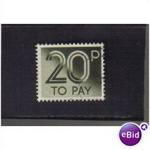 1982 GB POSTAGE DUE 20P TO PAY F/U SGD96