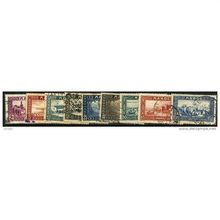 1933/1934 9 different values - #40 fine used (o)