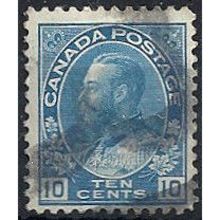 Canada 1922 SG253 10c Blue Good Used .. ..