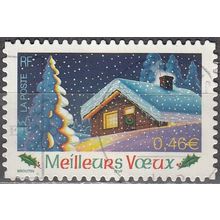 France 2002 Michel 3672 O Cote (2008) 1.20 € Chalet sous la neige Cachet rond