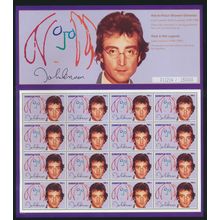 Azerbaijan Stamp Scott #546, Mint Never Hinged, John Lennon Full Sheet