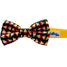 Cutie Ties Dog Bow Tie One Size Candy Corn