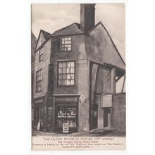 The Octagon House Broad Street Oldest House in Oxford Burrows & Doe Postcard