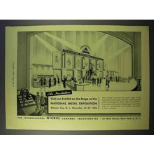 1946 International Nickel Ad - National Exposition