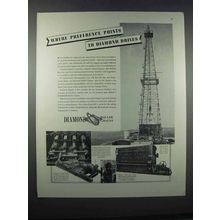 1946 Diamond Roller Chains Ad - Preference Points To