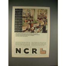 1965 NCR Total System Computer Ad - Sales Picture!