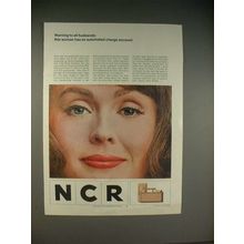 1965 NCR Total System Computer Ad - Warning to Husband