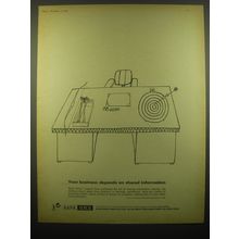 1965 Rank Xerox Ad - Your business depends