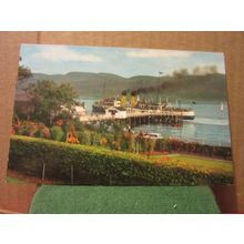 TIGHNABRUAICH PIER, KYLES OF BUTE, SCOTLAND used postcard 1978 pm =