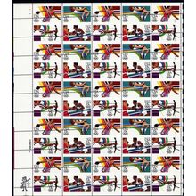 2048-51, MNH 13¢ Large Perf Shift Freak Error Sheet of 50 Stamps * Stuart Katz