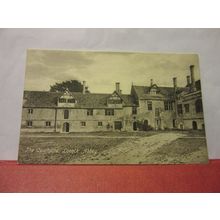 THE COURTYARD, LACOCK ABBEY, WILTSHIRE unused antique postcard /