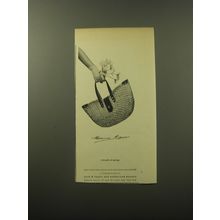 1960 Etienne Aigner Handbag Ad - a breath of spring
