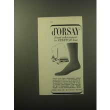 1960 d'Orsay Socks Ad - d'Orsay finest achievement in stretch hose