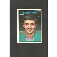 A&BC Orange Back Football 1970-71 #123 David Best Ipswich Town