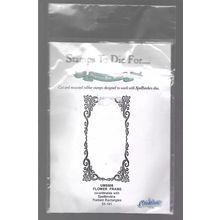 Creative Expressions. Flower Frame Stamp. Stamping Cardmaking Scrapbooking Craft