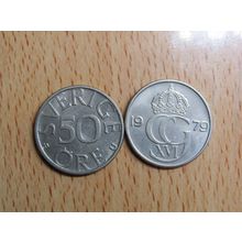 Sweden 1979 50 Ore Coin