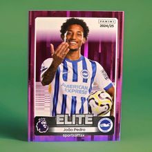 Panini Premier League 2025 - Joao Pedro PURPLE Parallel ELITE sticker #162