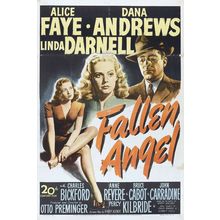 Fallen Angel (1945)_1 Movie Film Poster Canvas iconic design